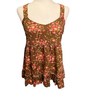 MATILDA JANE brand floral top. Gently worn. Size XS.